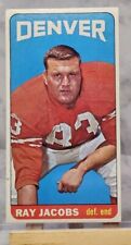 1965 Topps Football #55 Ray Jacobs RC Denver Broncos SP EXMNT - NRMNT NICE CARD picture