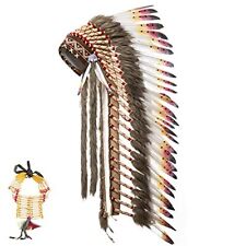 Native American Indian Headdress - Large Feather Headdress and Choker for Native picture