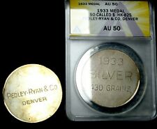 1933 So Called Dollar Denver Pedley Ryan HK825 ANACS AU Lot of 2 ---- #040A picture
