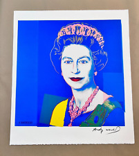 Andy Warhol Blue Elizabeth 1985 Pl. Sign Ltd Ed Print 21.25 X 18.8 in. one of 50 picture