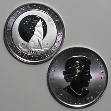 2017 Canada $2 Canadian Wildlife - Wolf Moon - 3/4 oz .9999 Silver picture