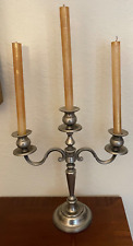 Set of Two Vintage  Colonial Style Candelabras picture