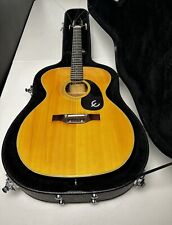 Epiphone FT-130 Acoustic Guitar Natural With Hard Shell Carrying Case picture