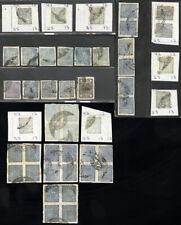 Nepal Stamps Used Lot Of 46 Early Unsearched Many Multiples picture