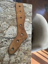 vintage large wooden 33 inch Sock mold Stretcher  picture
