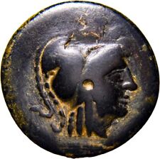 VERY NICE Rare NABATAEA. Anonymous issues Overstruck Ptolemaic Greek Coin wCOA picture