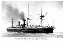 British Royal Navy Battleship Cruiser HMS Alexandra SHIPPING NAVAL OLD PHOTO picture