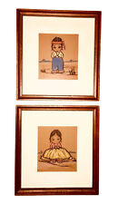 Vintage Native American Papoose Art Prints By Gerda Christoffersen Matted/Framed picture