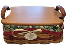 Longaberger 2002 Treats Tree Trimming Basket with Liner and Protector (C1) picture