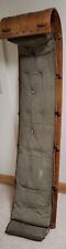 Vintage Padded Wooden Snow Toboggan 6FT Sled Updated Photos picture