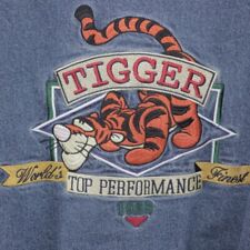 VTG 90s Disney Tigger Top Performance Embroidered Varsity Jacket Coat Size Small picture