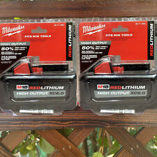 2PCS 18V Milwaukee HIGH OUTPUT 6.0 AH Batteries M18 XC18 48-11-1865 NEW picture