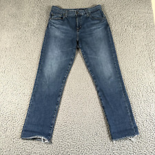 Ag Adrianno Goldschmied Ex Boyfriend Slouchy Slim Jeans Women's 28R Blue Denim picture