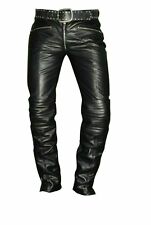 Mens Leather pant 100% Real Lambskin Leather Biker Leather jeans Pants LP-020 picture
