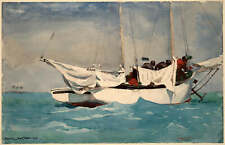 Key West, Hauling Anchor by Winslow Homer Art Print picture