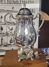 Antique 1883 F.B. FB Rogers Silver CO Coffee Urn Pot Tea Silver-plated picture