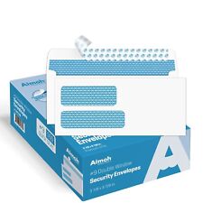 2500#9 Double Window Self-Seal Envelopes - Security Tinted - (30139-2500-E) picture