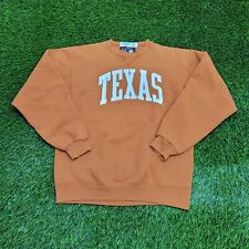 Vintage University-of Texas Longhorns Sweatshirt M-Short 20x26 Arch-Spellout USA picture