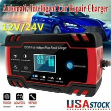 12V 24V Fully-Automatic Smart Car Battery Charger Maintainer Trickle Charger picture
