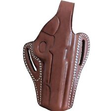 Massimo 1911 OWB Thumb Break Concealed Carry Leather Gun Holster 5