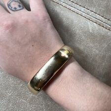 CARLO WEINGRILL 18k Yellow Gold Bangle Bracelet Vintage Circa 1970s picture