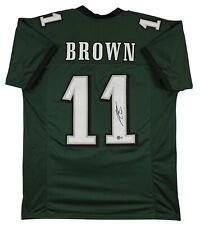 A.J. Brown Authentic Signed Green Pro Style Jersey Autographed BAS Witnessed 2 picture