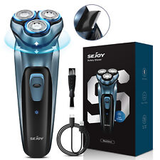 SEJOY 3D Men's Electric Shaver Rotary Razor with Pop-Trimmer Rechargeable Gifts picture