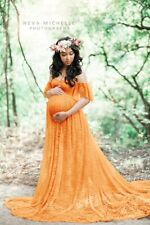 Pregnant Mother Dress Maternity Photography Props Women  Clothe Lace Photo Shoot picture