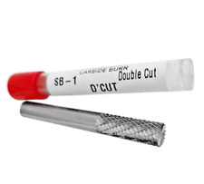 SB-1 SOLID CARBIDE BURR 1/4 shank - DOUBLE CUT - 1/4 cut diameter   picture