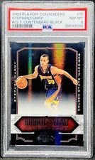 Stephen Curry 2009 Panini Playoff Contenders Black /50 ROY #10 Rookie RC PSA 8 picture