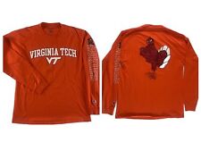 Virginia Tech Hokies Long Sleeve T-Shirt Size Medium Back Graphic Mens M picture
