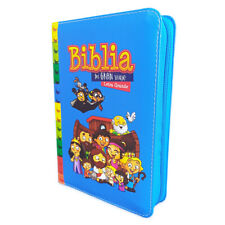 Biblia para Niños Mi Gran Viaje Compacta con Cierre RV1960 imit piel azul picture