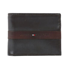 New Tommy Hilfiger Men's Leather Ranger RFID Bifold Wallet with Coin Pocket picture