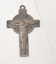 Vintage Cross Necklace Medal Jesuits Mators Lot North America picture