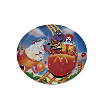 Vintage 1993 McDonald's Melamine Plate Ronald Hamburglar Grimace Roller Coaster picture