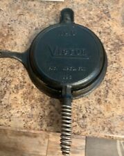 victor cast iron waffle maker #8 picture