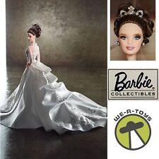 Reem Acra Bride Barbie Doll Gold Label Brunette Edition picture