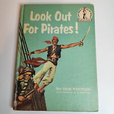 Vintage 1961  Hardcover Beginner Book Look Out for Pirates By Iris Vinton 1st Ed picture