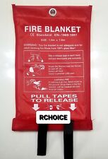 1Fire Blanket for Home 1.0m X 1.0m , Fire Suppression Blanket, Emergency Use picture