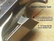 *SOLID CARBIDE* Chainsaw Chain 62 Link for 18