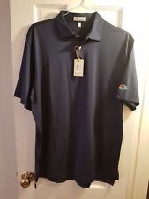 NWT -  Peter Millar Crown Sport Large Navy NBC Polo picture