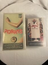 Porky’s & Porky’s 2 VHS tape 1983 Vintage Old School picture