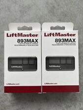 2 pack- Liftmaster 893MAX Universal 3 Button Remote Control Garage Door Opener picture