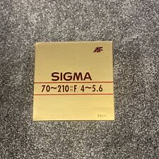 Vintage Sigma AF 70-210mm f2.8 APO Lens 4~5.6 Original Box picture