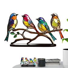 Acrylic Stained Glass Bird Hummingbird Desktop Statue Aesthetic Decoration Tool picture