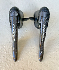 CAMPAGNOLO CHORUS BRAKE / SHIFTER SET 10 SPEED DOUBLE OR TRIPLE ERGO CARBON picture