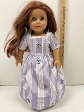 American Girl doll pleasant Felicity Rose Garden dress green eyes auburn hair picture