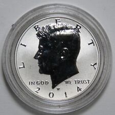 2014-W Kennedy Half Dollar - 90% Silver Reverse Proof - Coin & Capsule picture