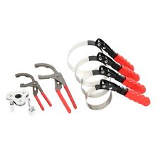 Adjustable Oil Filter Wrench and Oil Filter Pliers Set W/3-Jaw Oil Filter Wrench picture