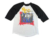 REO Speedwagon Band Raglan Tee T-shirt USA Vintage 1987 Single Stitch L Adult picture